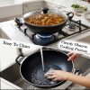 Non Stick Imperial Classic Wok (Glass Lid) - Image 3