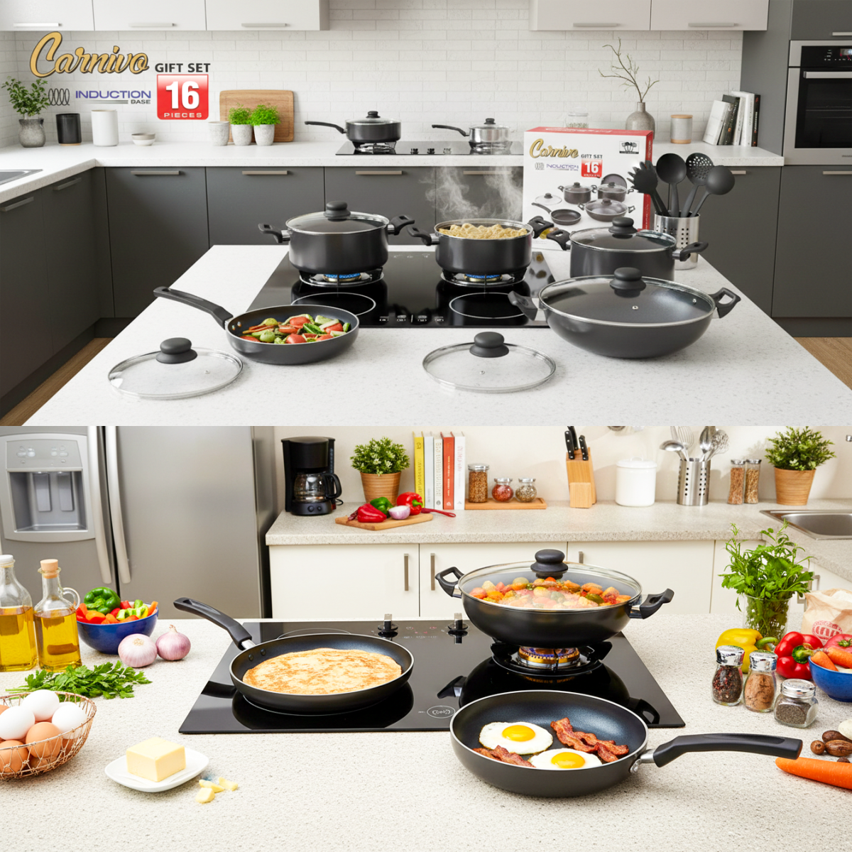 Induction Cookware Set - Induction Compatible