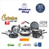 Kitchen King Carnivo 16-piece induction nonstick cookware gift set – PFOA-free pots pans wok and tawa