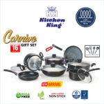 Offering all in one gift set of induction cooking pots and pans. Compatible with induction stoves. Induction cookware in Pakistan