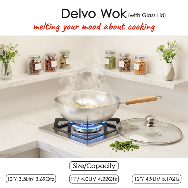 Premium wok, karahi pan brought to you by best healthy cookware. Strong built quality makes cooking easier. Best prices today!
