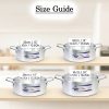 Brazier Smart Pot Set 13-16 Inches (8 Pcs) - Image 2