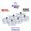 Casseroles 12-piece degchi set 7–12 inch – heavy duty cooking pots