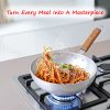 Delvo Wok/Karahi (Kadahi) with Glass Lid - Image 4