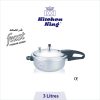 Kitchen King Feast 3L small stovetop pressure cooker – compact PFOA-free aluminium pressure cooker for 1–2 people