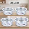KING CASSEROLES SET 13-16" (8Pcs) - Image 2