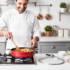 Non Stick Servo Pan (Glass Lid) - 10,11,12" - Image 3