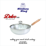 Shop premium wok, karahi pan brought to you by best healthy cookware. Strong built quality makes cooking easier. Buy online at best prices today!