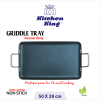 Kitchen King nonstick double griddle pan 20x11 inch – PFOA-free flat comal for gas stove single or double burner