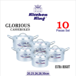 Glorious Casseroles Set 8-12" (10 Pcs)