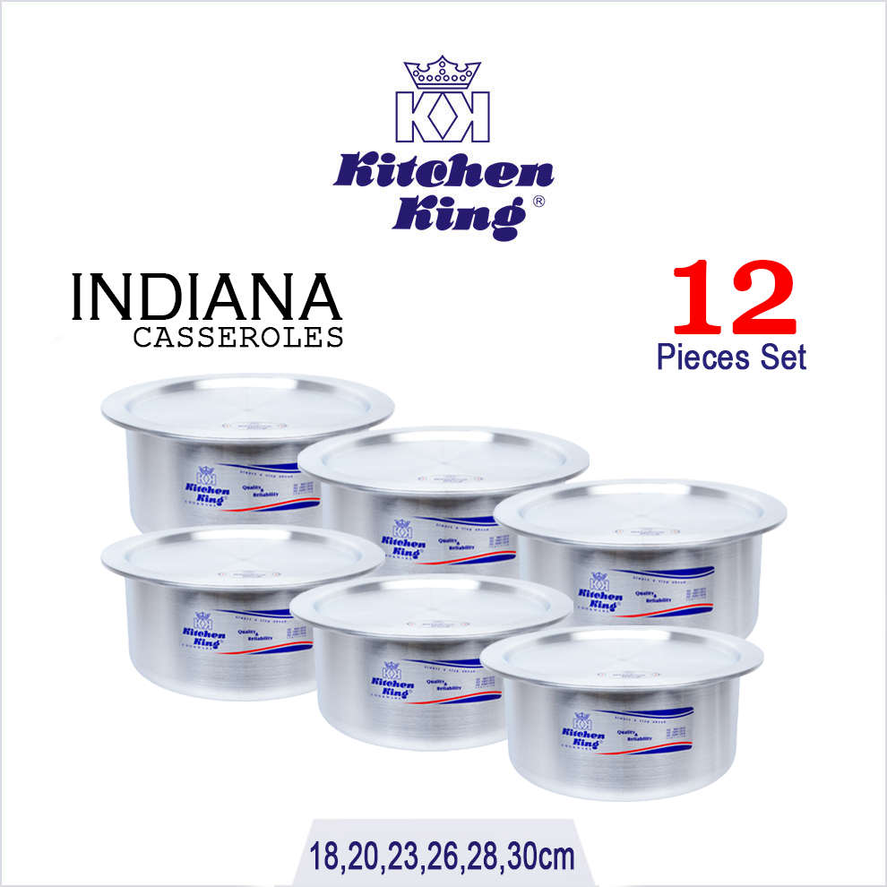 Indiana casseroles set 7-12 Indiana Casseroles Set 7-12" (12 Pcs) - Image 1