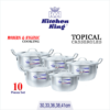 Cooking Pots set - sizes 12 inches to 16 inches. Heavy Duty Commercial Cookware