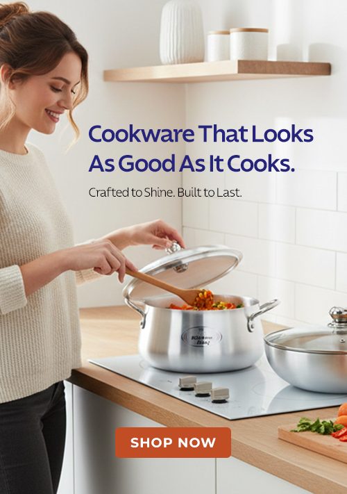 Best cookware, made with heavy duty and premium food grade material. Top choice for biryani or rice meals, no sticking and no mess. Buy Today