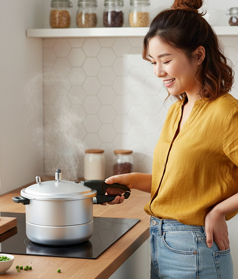 Save up to 70% on cooking time! Shop our top-rated collection of best pressure cookers. From small to big sizes available. Free shipping on entire collection.