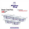 Kitchen King 10-piece brasier pot set 8-12 inch for Indian Pakistani South Asian cooking