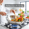 Stainless Steel Tri-Ply Pro Wok / Karahi - Image 4
