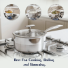 Stainless Steel Tri-Ply Pro Sauce Pan - Image 3