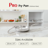 Tri-Ply stainless steel fry pan – no coating induction compatible. Best in USA