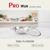 Stainless Steel Tri-Ply Pro Wok / Karahi