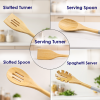 Cooking Utensil Set Bamboo - 5 Pcs - Image 2